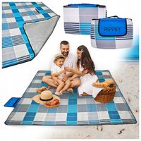 KOC PIKNIKOWY WODOODPORNY MATA PLAŻOWA Z IZOLACJĄ SANDY 1B KRATKA 2x2