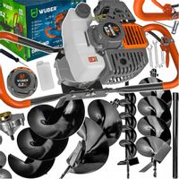 WIERTNICA SPALINOWA ŚWIDER DO GLEBY ZIEMI 5,2KM+PRZEDŁUŻKA WIERTŁA 10/20/30