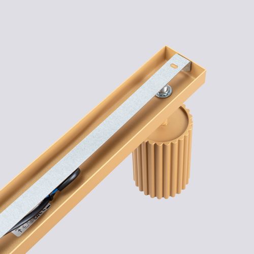 Plafon KARBON 6L złoty na Arena.pl