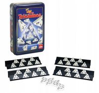 2X GOLIATH Gra planszowa TRIOMINOS Voyager / podróżna / metalowe pudełko