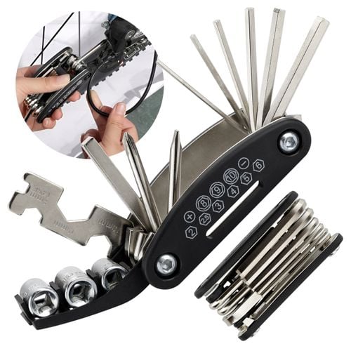 zestaw kluczy narzędzi rowerowych multitool 16w1 na Arena.pl
