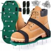 AERATOR OGRODOWY NAKŁADKI NA BUTY Z KOLCAMI PODESZWY NAKŁUWACZ DO TRAWY