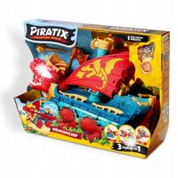 MBX PIRATIX DRAGON SHIP Pojazd Smoczy Statek 3w1 Ze Skrzydłami + Figurka