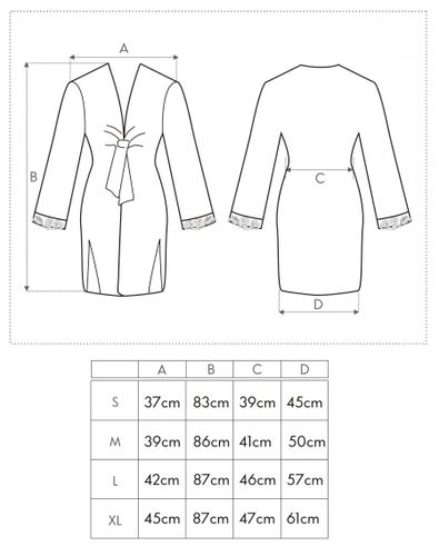 SZLAFROK MIDI KOŚĆ SŁONIOWA WISKOZA KORONKA XL na Arena.pl
