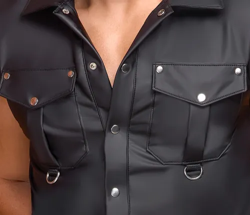 nek koszulka męska czarna matowa bez rękawow 2xl zatrzaski na Arena.pl