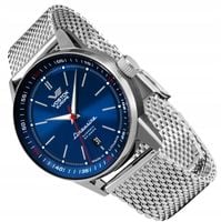Zegarek Męski Vostok Europe NH35A-560A687B srebrny bransoleta