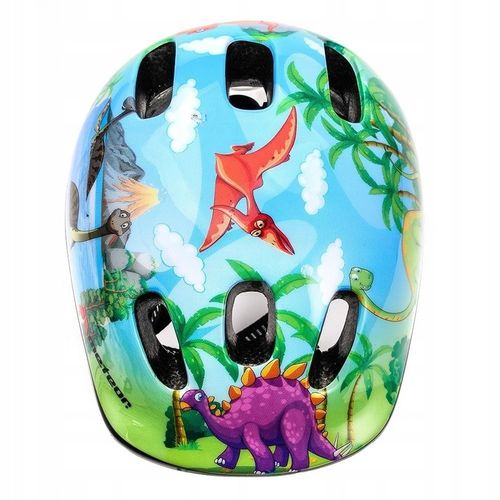 Kask rowerowy dziecięcy regulowany rower deska hulajnoga Meteor S 48-52 cm na Arena.pl