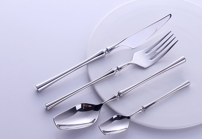 Sztućce - NEW DESIGN -24 Szt - CHROME - HIT zdjęcie 2