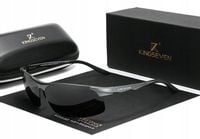 King Seven okulary przeciwsłoneczne pilotki aviator - mężczyzna bez oprawek