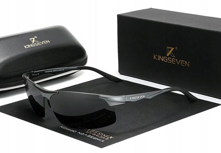 King Seven okulary przeciwsłoneczne pilotki aviator - mężczyzna bez oprawek zdjęcie 1