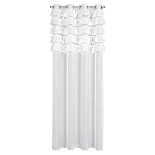 Firana na przelotkach 140X250 gotowa AURA biała na Arena.pl