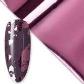 Folia transferowa holograficzna do paznokci metallic lustrzana Różowa 80 cm