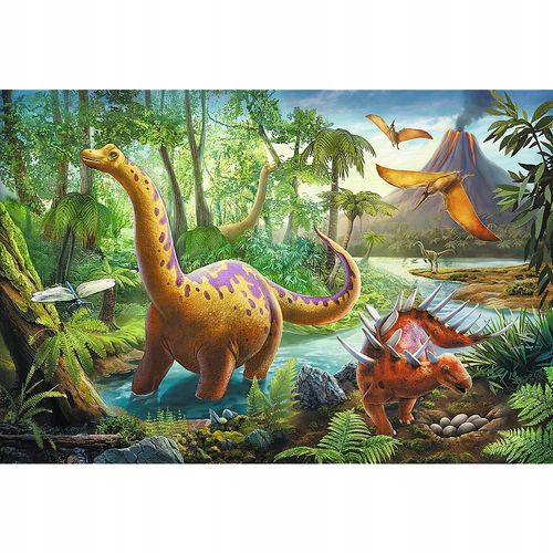puzzle 60 wędrówka dinozarów 17319 na Arena.pl