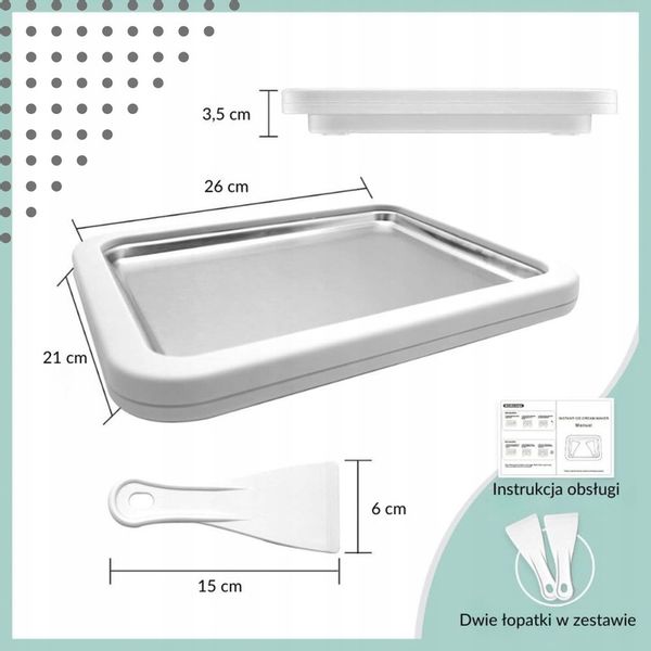 MASZYNA DO ROBIENIA LODÓW TAJSKICH MASZYNKA DO LODÓW ICE CREAM PREZENT zdjęcie 16