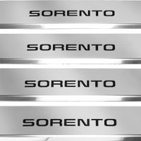 Listwa progowa KIA SORENTO MK3 Stal nierdzewna 304 połysk 4szt