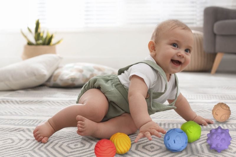 piłki sensoryczne 6 szt. buźki zdjęcie 2