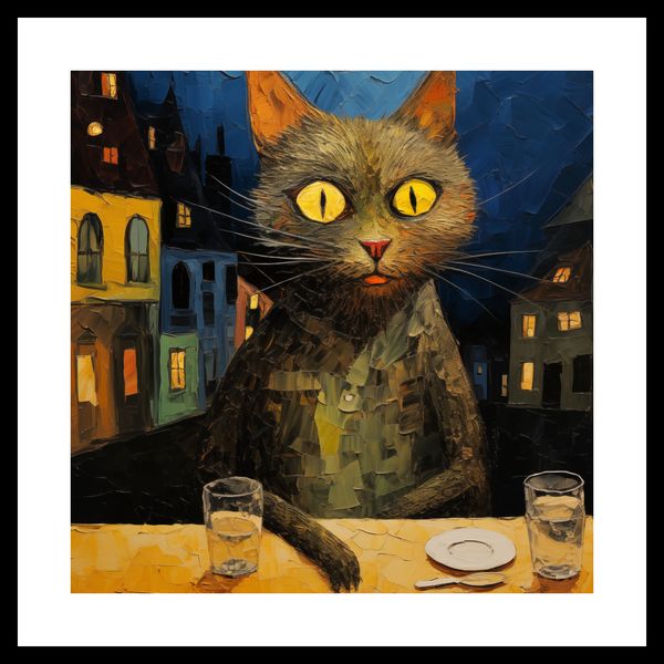Plakat 30x30cm Nocny Obserwator zdjęcie 3