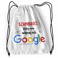 Plecak Dla Szambiarza Sportowy Szkolny Worek Torba Z Nadrukiem Ze Zdjęciem