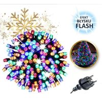 światełka lampki 500 led multikolor, flash biały lamp31multi