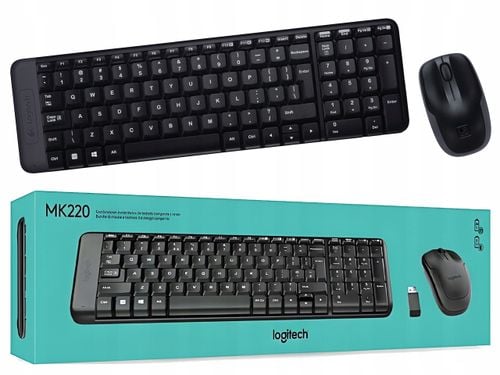 Zestaw bezprzewodowy Logitech MK220 na Arena.pl