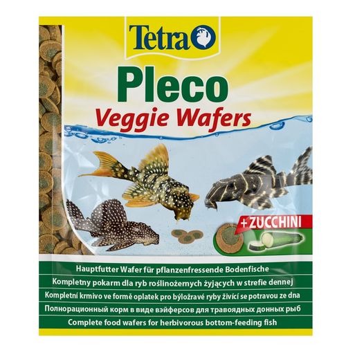 Tetra Pleco Veggie Wafers 15g - pokarm roślinny dla ryb dennych na Arena.pl