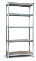 Zestaw regał magazynowy metalowy 150x75x30 5 półek x 175kg