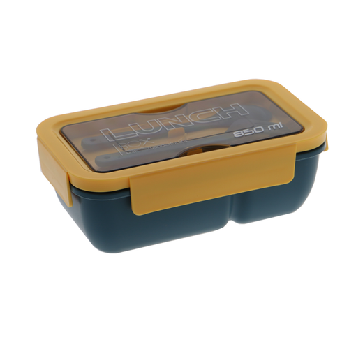POJEMNIK Z POKRYWKĄ + SZTUĆCE LUNCHBOX LUNCH 850 ML na Arena.pl