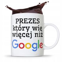 Dla Prezesa Viceprezesa Kubek Wie Więcej Niż Gogle Z Nadrukiem Ze Zdjęciem