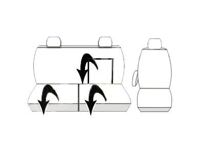 Pokrowce MIAROWE do Transit Custom 1+2 2012-2017r. P4 na Arena.pl