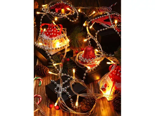 Łańcuch na choinkę koraliki girlanda szpula stroik na Arena.pl