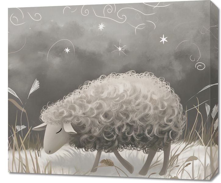 Obraz 70x60cm Bujna Owca zdjęcie 1