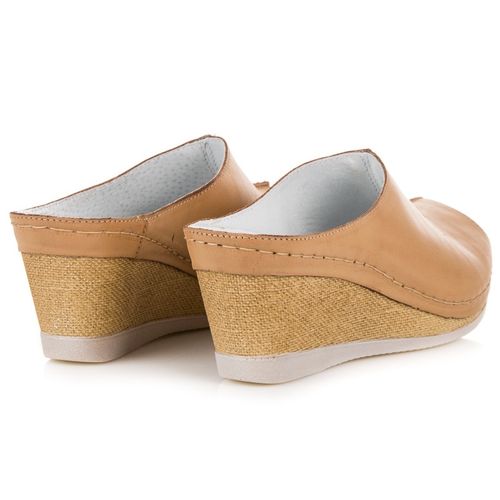 Skórzane Klapki r.39 na Arena.pl