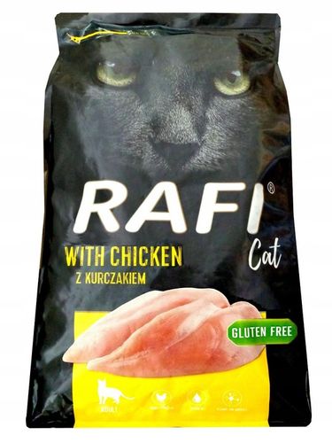 KARMA SUCHA DLA KOTA RAFI KURCZAK 7kg na Arena.pl