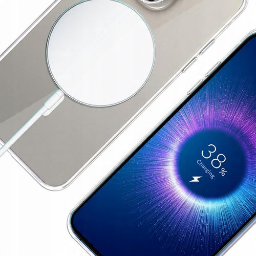 Etui plecki cover z MagSafe na tył Apple iPhone 15 Pro - 3mk Clear MagCase na Arena.pl