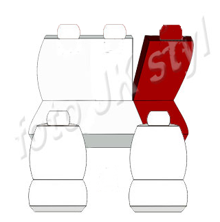 Pokrowce MIAROWE do Peugeot Partner 1 I 96-08r.  P2 na Arena.pl