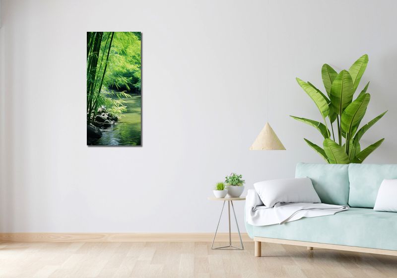 Obraz 40x90cm Spokój Bambusów zdjęcie 2