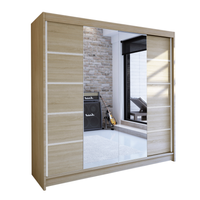 SZAFA PRZESUWNA TALIN V z lustrem 180 Garderoba - SONOMA