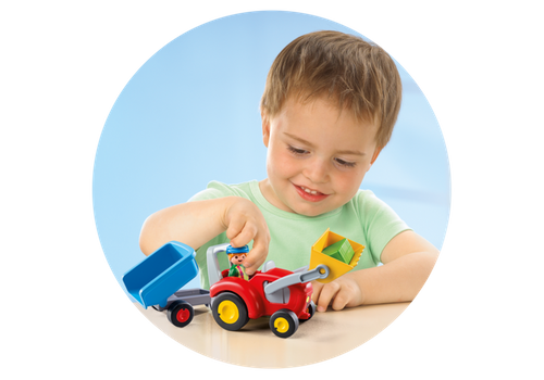 Playmobil Traktor z przyczepą na Arena.pl
