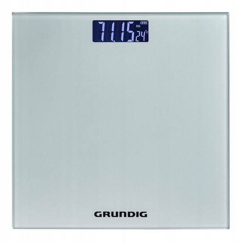 Waga łazienkowa Grundig z termometrem WYŚWIETLACZ LCD SZKLANA do 180kg na Arena.pl