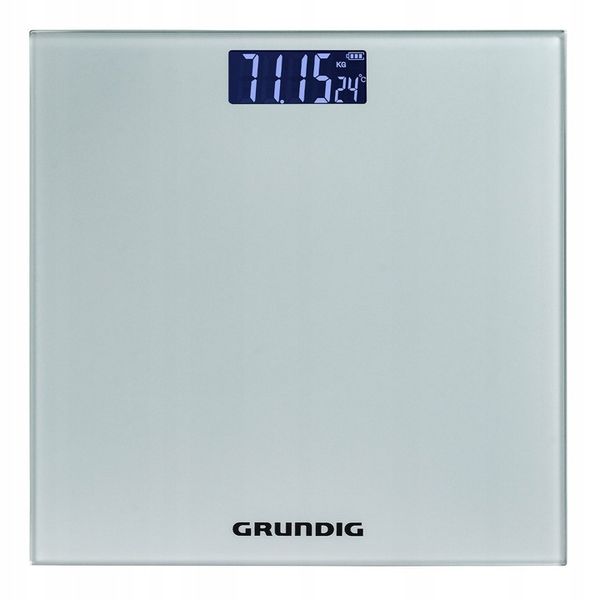 Waga łazienkowa Grundig z termometrem WYŚWIETLACZ LCD SZKLANA do 180kg zdjęcie 7