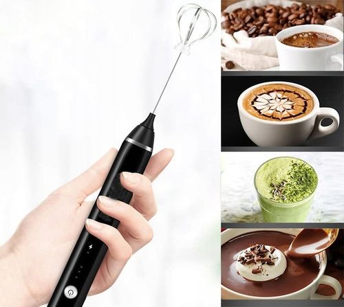 Spieniacz do mleka Frother Trzepaczka Latte Cappuccino Matcha na Arena.pl