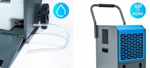 PRZEMYSŁOWY POCHŁANIACZ WILGOCI 650W BUDOWLANY OSUSZACZ POWIETRZA na Arena.pl