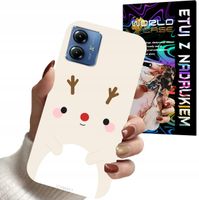 ETUI CASE DO MOTOROLA MOTO G14 - ŚWIĄTECZNE WZORY RENIFER MIKOŁAJ ŚWIĘTA