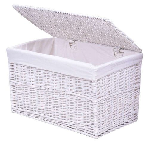 Kufer wiklinowy biały 105 L na Arena.pl