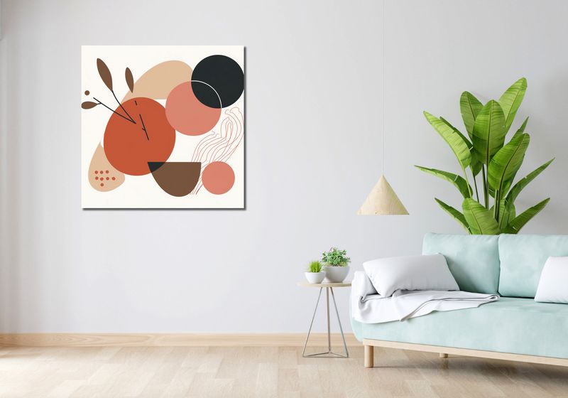 Obraz 90x90cm Szkic Warstw zdjęcie 2