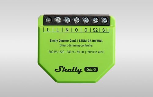 Inteligentny ściemniacz SHELLY Dimmer Gen3 Wi-fi Bluetooth na Arena.pl