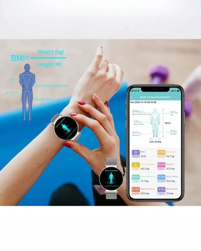 SMARTWATCH ZEGAREK DAMSKI POMIAR CUKRU GLUKOZA EKG HRV CIŚNIENIE MENU PL na Arena.pl