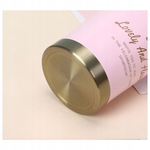 Kubek Termiczny Z Uchwytem I Ustnikiem, Przenośny 550 ml Biały na Arena.pl