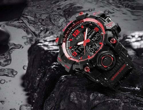 Zegarek męski SKMEI elektroniczny wiele funkcji na Arena.pl