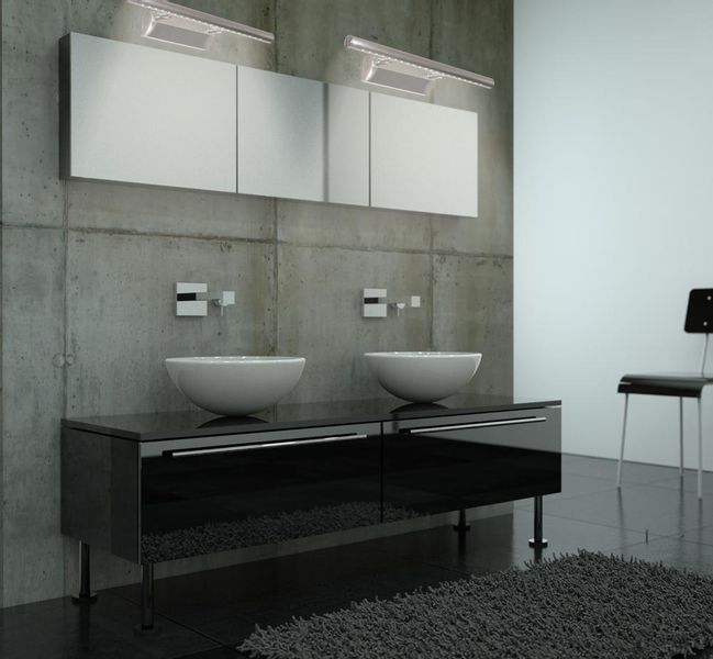 Forte LED 2 kinkiet 5W LED rurka okrągła satyna zdjęcie 3